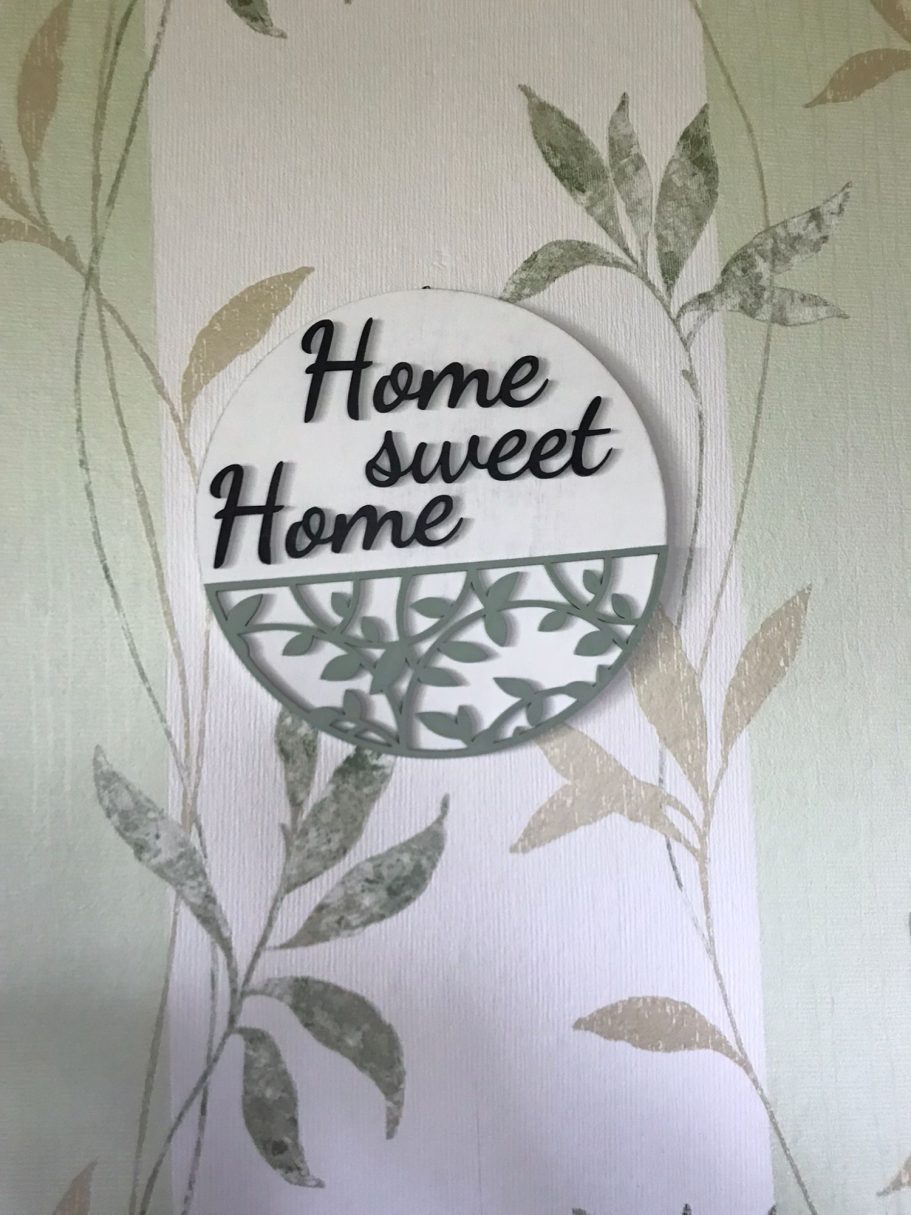 Wandbild Home Sweet Home