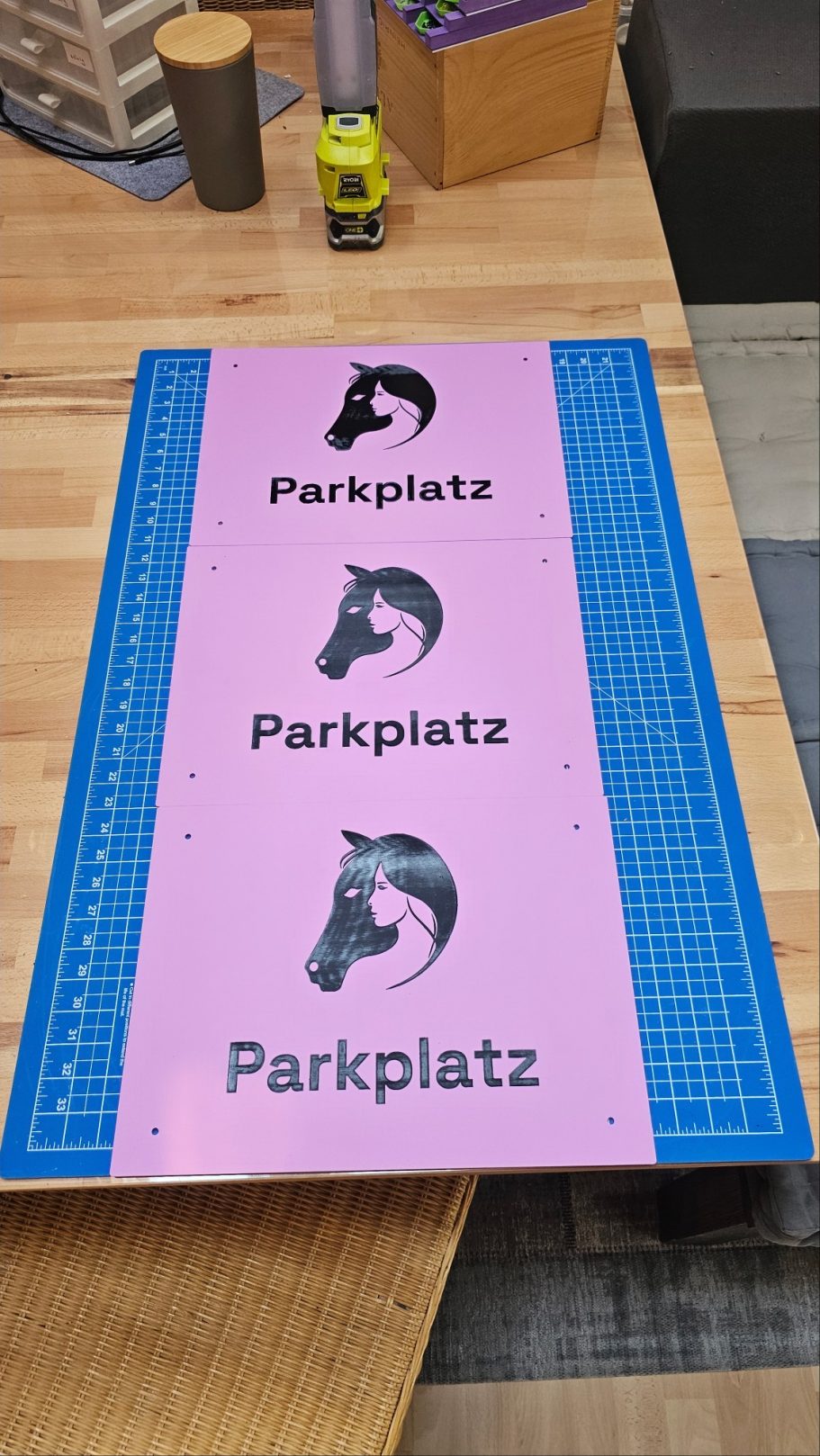 Parkplatzschild