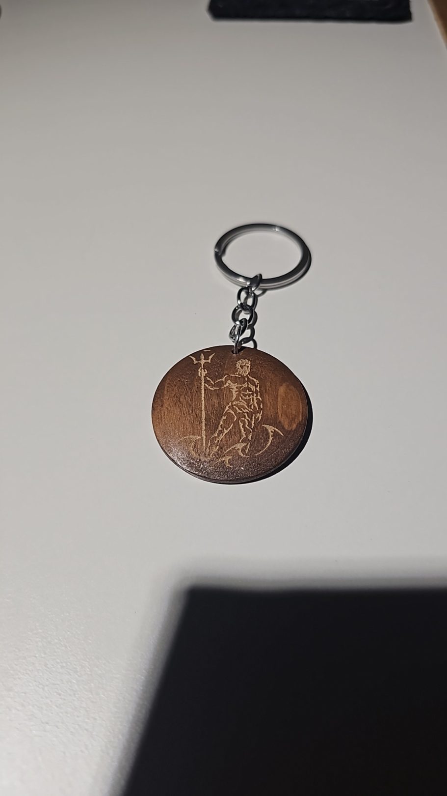 Schlüsselanhänger rund "Wassermann"