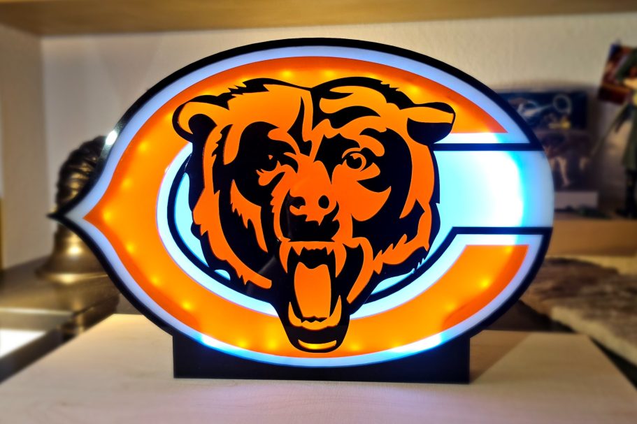 LED-Lampe "Chicago Bears"