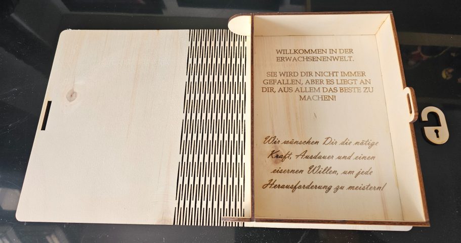 auch mit Innengravur