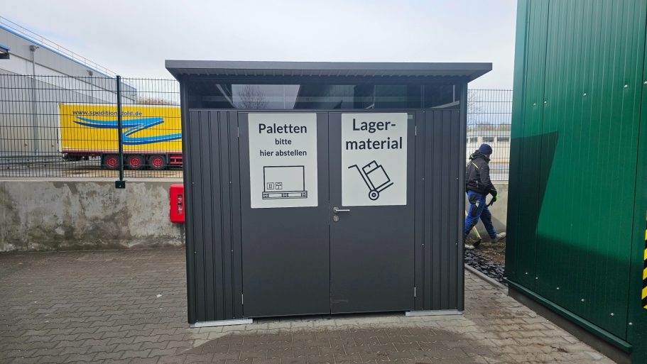 Acrylschild "Paletten" "Lagermaterial"